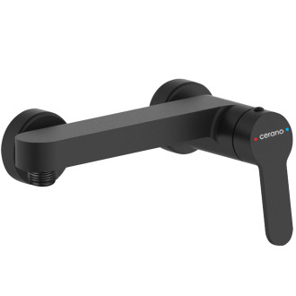 CERANO - Sprchová nástěnná baterie Velea - černá matná