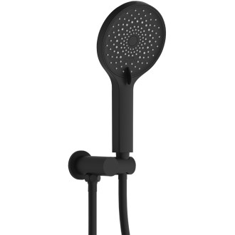 CERANO - Sprchová podomítková souprava Tiziana - termostatická - box - černá matná