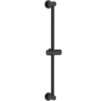 CERANO - Sprchová tyč - posuvný držák - kulatá - černá matná