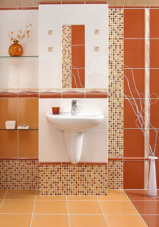 Vnitřní plastový obklad OTTOPAN Mozaika béžová - Balení obkladu 2,7 m2