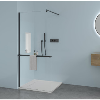 CERANO Sprchová vanička z litého mramoru čtvercová Loro bílá matná 90x90 cm CER-437087