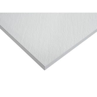 CERANO - Sprchová vanička čtvercová Pablo - SMC/minerální kompozit - strukturovaná bílá matná - 90x90x3 cm