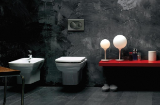závěsný bidet NERO OLKGNE02BDE00