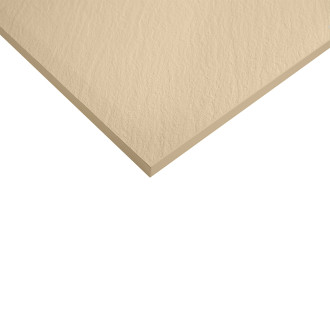 CERANO - Sprchová vanička obdélníková Pablo - SMC/minerální kompozit - strukturovaná ivory - 140x80x3 cm