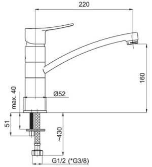 baterie STATIC S-20 dřezová OLBASTA20