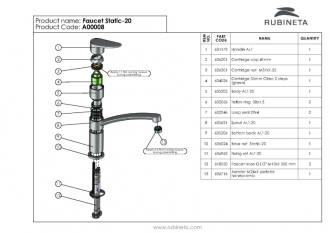 baterie STATIC S-20 dřezová OLBASTA20