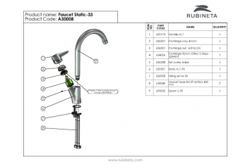 baterie STATIC S-33 dřezová OLBASTA33