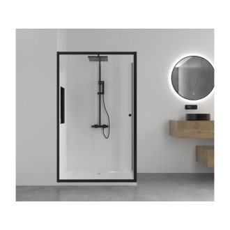 CERANO - Sprchová vanička obdélníková Soto - akrylát - bílá lesklá - 120x80x5 cm