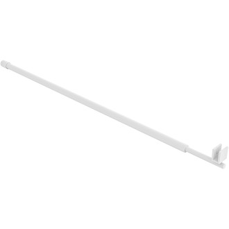 CERANO - Sprchová vzpěra kulatá, teleskopická Onyx - bílá - 77-140 cm