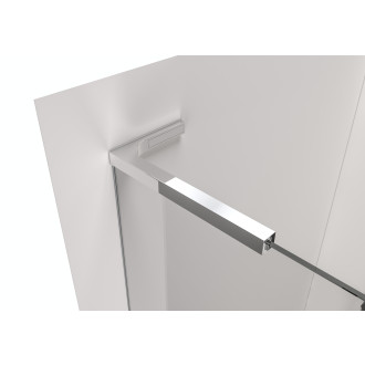 CERANO - Sprchová vzpěra Onyx L - levá - 29x15 cm - chrom