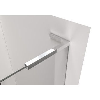 CERANO - Sprchová vzpěra Onyx L - pravá - 29x15 cm - chrom