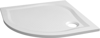 Čtvrtkruhová sprchová vanička SOFIA II - 800 x 800 x 30 mm R550, bez panelu
