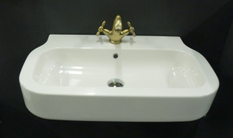 baterie Venezia V-2 Cross umyvadlová stojánková bronz OLBAV02