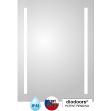 LABE obdélníkové zrcadlo s LED osvětlením V 800 × Š 600 mm ZRLABE8060