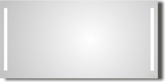 LABE obdélníkové zrcadlo s LED osvětlením V 800 × Š 600 mm ZRLABE8060