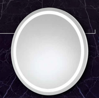 MORAVA kulaté zrcadlo s LED osvětlením průměr 700 mm ZRMORA6464
