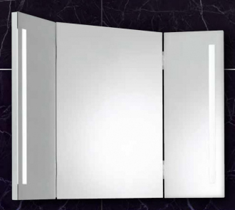 OTAVA obdélníkové zavírací zrcadlo s LED osvětlením V 700 × Š 1020 mm ZROTAV7010