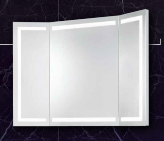VLÁRA obdélníkové zavírací zrcadlo s LED osvětlením V 700 × Š 1020 mm ZRVLAR7010