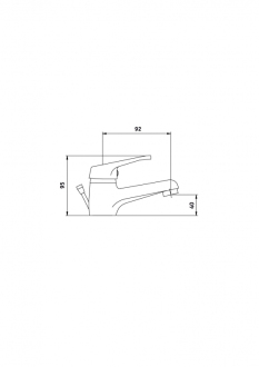 baterie ERIS-18 umyvadlová stojánková (s příslušenstvím) OLBADE021M