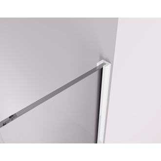 CERANO Sprchová zástěna Walk-in Onyx T L/P  bílá matná, mléčné sklo 160x160