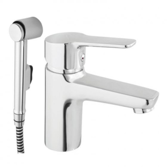 baterie UNO-17 umyvadlová stojánková s bidetovou sprškou OLBAUN17