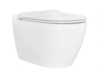 závěsné WC UNO (rimless) + SLIM sedátko soft-close OLKGUN30DAK00