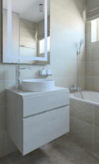 baterie MODENA-18D umyvadlová stojánková (vysoká) OLBAMOD18D