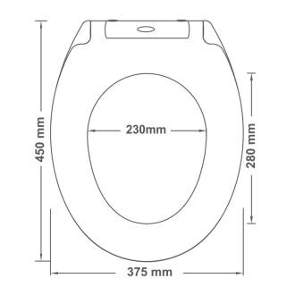 wc sedátko Calypso, duroplast, bílé KD02181061