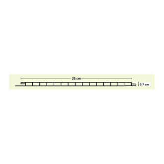 plastový obklad vnitřní LOME - bílá mat-0,7x25x270 cm, cena za 1 m?, balení 2,7 m? DLOME08