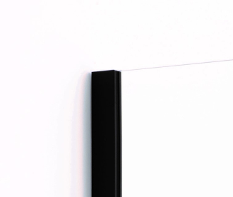LAGOS BLACK 90x195 cm (černá, čiré) BCLAGO90BC