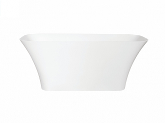 BESCO vana volně stojící ASSOS 1600x700 mm, bílá barva, litý mramor VANNEA16W