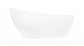 BESCO vana volně stojící KEYA 1650x700 mm, bílá barva, litý mramor VANSAP16W