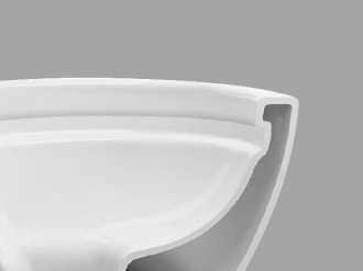 ARCO závěsné wc rimless + SLIM sedátko soft-close, oválné OLKLT046E
