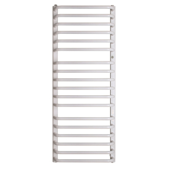 Koupelnový radiátor BOLERO - 600 x 682 mm, výkon 395 W, Bílé , Spodní připojení