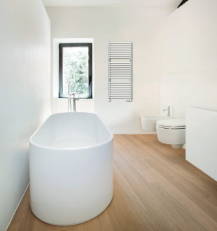 radiátor STANDARD 600 x 915 mm, C35 white silk, boční připojení RADSTA609035BN