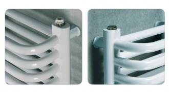 radiátor STANDARD 3D 500 x 915 mm, C35 white silk, boční připojení RADSTA3509035BN