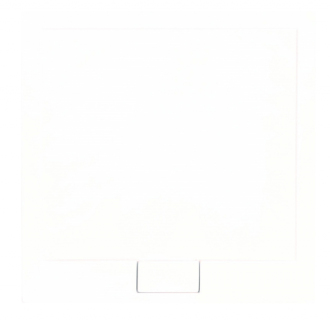 BESCO AXIM ČTVEREC akrylátová vanička, 80x80x4,5 cm, bílá barva, bez nožiček VANKAXIM80BB