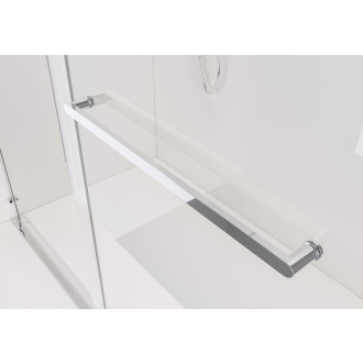 CERANO - Sprchová zástěna Walk-in Medin L/P - 8 mm - chrom, transparentní sklo - 150x195 cm - dvoudílná posuvná