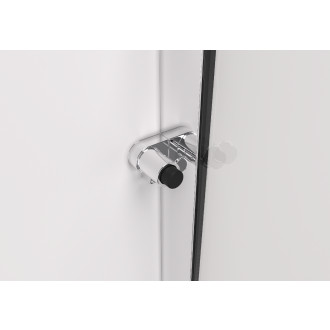 CERANO - Sprchová zástěna Walk-in Medin L/P - 8 mm - chrom, transparentní sklo - 160x195 cm - dvoudílná posuvná