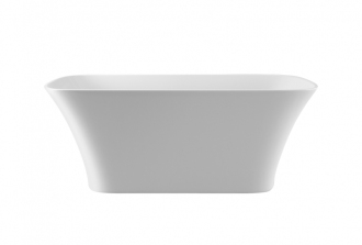 BESCO vana volně stojící ASSOS S-LINE 1600x700 mm, bílá barva, litý mramor VANASSL16W
