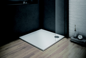KLARA - vanička z litého mramoru, čtverec 900x900x30 mm bez noh, VANKCTVE90