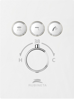 Termostatická podomítková baterie Thermo-3F