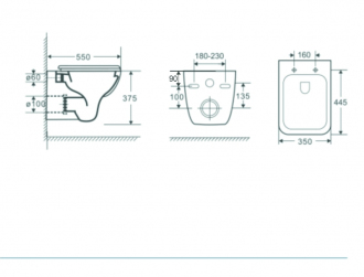 Závěsné WC ADATTO RIMLESS se SLIM sedátkem Soft-close