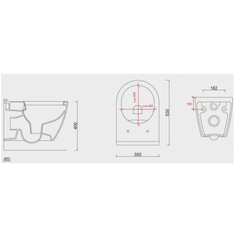 sedátko k WC UNO rimless, COMPACT, SLIM duroplast, soft-close OLKGYM00DRP54
