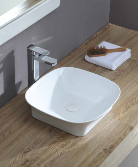 Umyvadlo SPIGOLO PIANO 40 × 40 × 10,5 cm - na desku