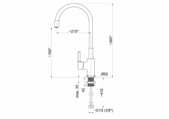 baterie Flexy-33 dřezová (bílá) OLBAFL33WT