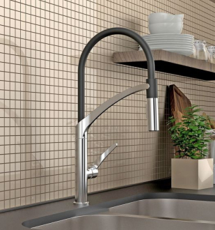 baterie ULTIMA U-50 dřezová (černá barva) OLBAU50