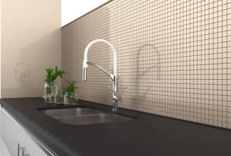 baterie ULTIMA U-50 dřezová (bílá barva) OLBAU50WT