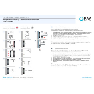 COLORADO - Koupelnový doplněk Mýdlenka skleněná, Zlatá Růžová - lesklá COA0300ZRL, RAV Slezák