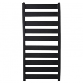 CERANO - Koupelnový elektrický radiátorový set Marco - 600W - černá matná - 1125x550 mm